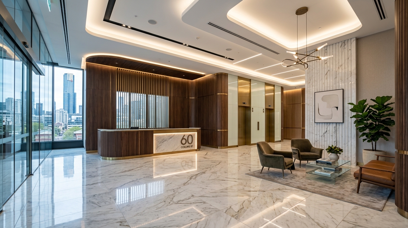 Reception and customer areas
